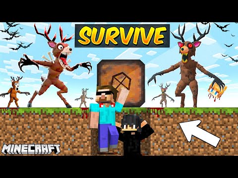 We Created a Bunker to Survive INFECTED DEER in Minecraft!