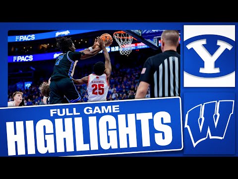 FULL GAME HIGHLIGHTS | BYU vs WISCONSIN | Men's Basketball