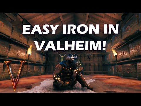 The EASIEST Way to Get IRON!!! Valheim Guide (2021)