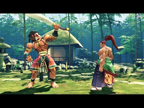 Tam Tam vs Kibagami Genjuro (Hardest AI) - SAMURAI SHODOWN
