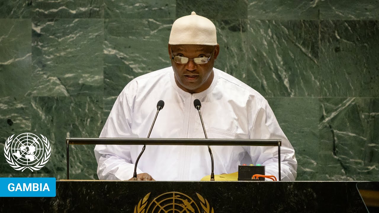 🇬🇲 Gambia - President Addresses United Nations General Debate, 79th Session | #UNGA