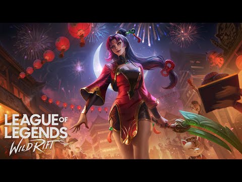 Firecracker Diana Skin Showcase in Wild Rift | League of Legends: Wild Rift