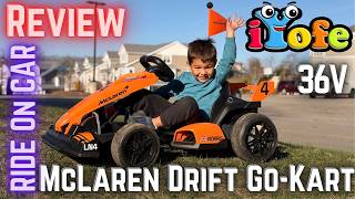 iYofe McLaren Drift Go-Kart 36v 24V  and 48V - Review with Anthony