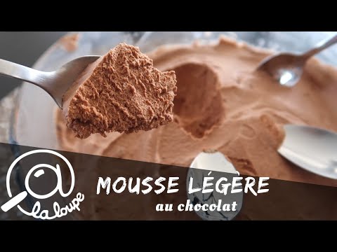 MOUSSE AU CHOCOLAT LÉGÈRE SANS OEUFS #189