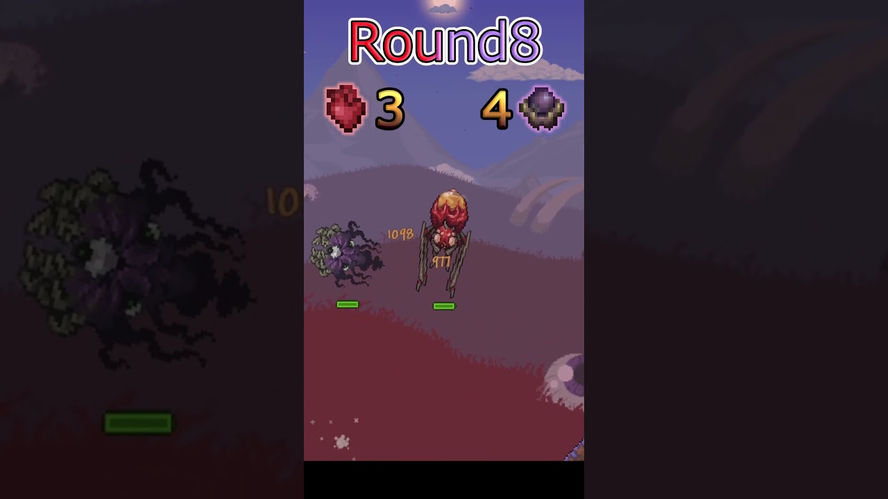 【Terraria】Crimson VS Corruption！~Returns~　#shorts