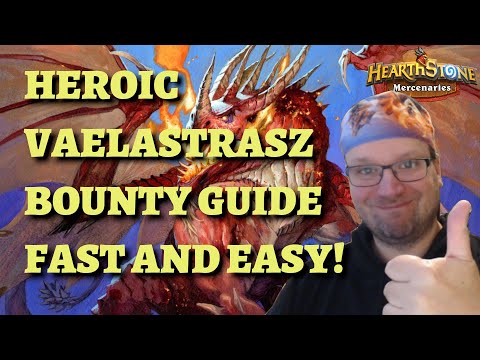 HEROIC Vaelastrasz Bounty Guide (Hearthstone Mercenaries Blackrock Mountain)