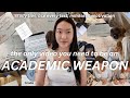 The ULTIMATE GUIDE To Becoming An ACADEMIC WEAPON Study Tips Ace Every Exam Motivation Mindset