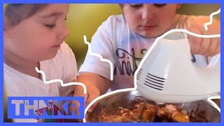 Delicious Moist Banana Bread Recipe! Cooking with Kids! | Kids Teaching Kids