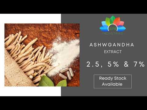 100% ashwagandha root extract, packaging type: hdpe drums, p...