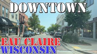 Eau Claire - Wisconsin - 4K Downtown Drive