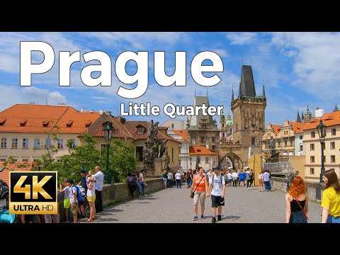 Prague, Czech Republic Walking Tour Part 2 - Little Quarter (4k Ultra HD 60fps)