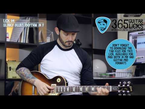 Lick 94/365 - Slinky Blues Rhythm in F | 365 Guitar Licks Project