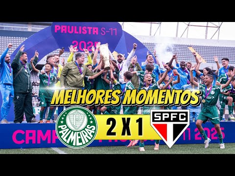 Palmeiras Champions! Palmeiras 2 x 1 São Paulo - Highlights - São Paulo State Under-11 Championsh...