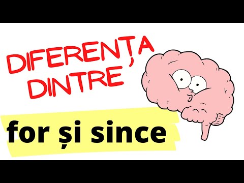 Diferența dintre FOR și SINCE [Lecție explicativă] | ENGLEZA GRAMATICA #vorbesteengleza