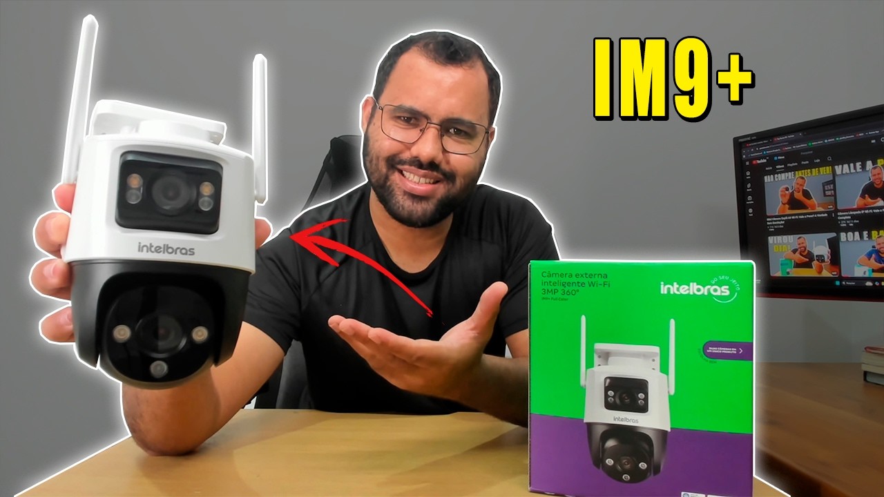 Miniatura da avaliação em vídeo de Kit de Câmeras de Segurança Wi-Fi Intelbras IM3 C e IM5 SC