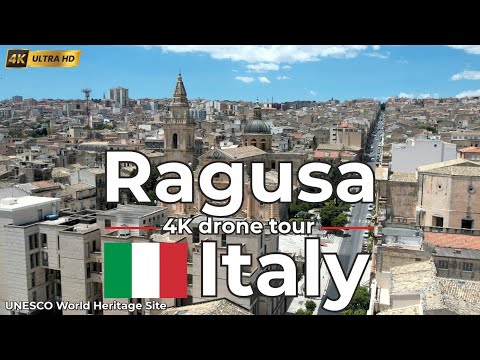 🇮🇹 Ragusa Italy from Above | Discover Sicily ’s Baroque Treasure in Stunning 4K Drone Tour