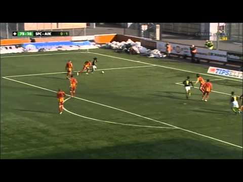 Martin M9 Mutumba showboat vs Syrianska