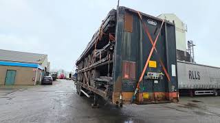 Van Hool 3B2011 - BPW - DISC Stack of 5 3-axle sliding tarpaulin trailers curtain side semi-trailer | Image 4 - Autoline