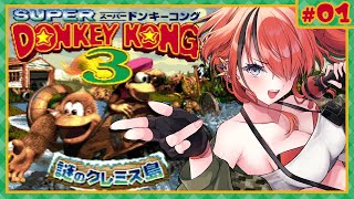 【スーパードンキーコング3】２のロストワールドクリアしたボディーガードが３にも挑戦！｜＃01【レイン・パターソン/にじさんじ】