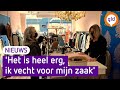 Huilende winkelier opent stiekem deuren voor publiek: 'Het wordt steeds nijpender'