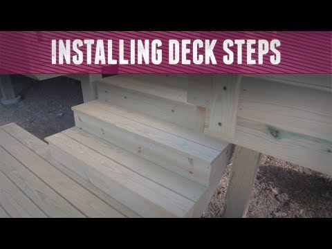 How to Install Deck Steps - DIY Network