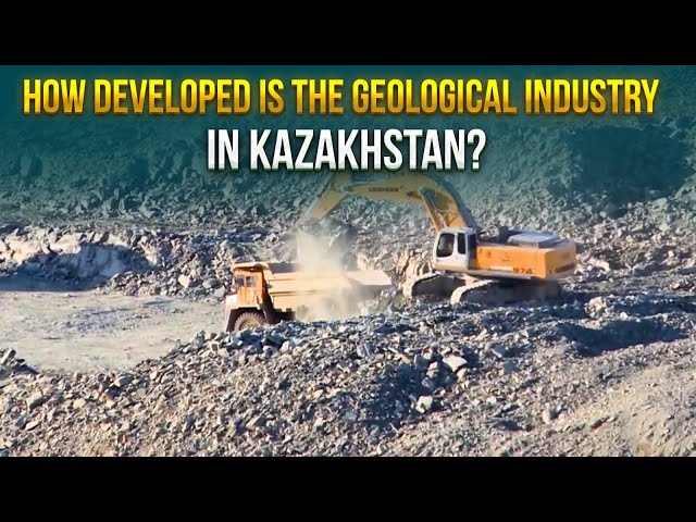 How developed is the geological industry in Kazakhstan?
