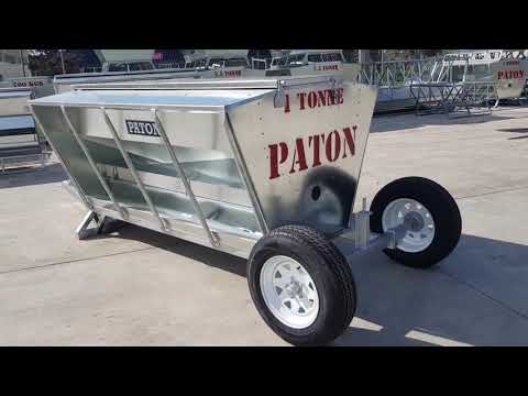 The Paton 1 Tonne Wheeled Cattle Feeder