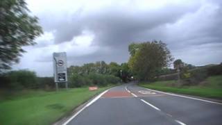preview picture of video 'Driving Along The B4084 Between Whittington & Stoulton, Worcestershire, England 15th October 2010'