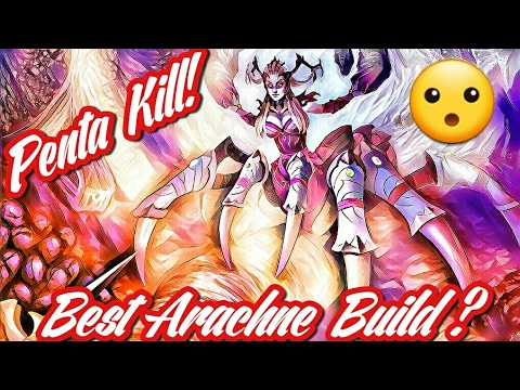 Smite : My First Penta Kill! | The Best Build For Arachne?
