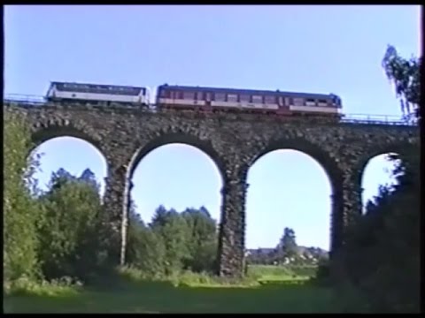 Provoz vlaků na trati č.224 v úseku Tábor - Chýnov v roce 1998