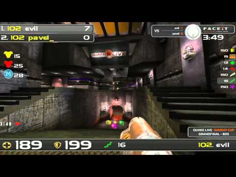 FACEIT TV - QL Sunday Cup #25 (GRAND FINAL: evil vs. pavel)