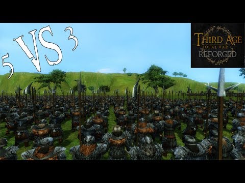 Third Age: Total War (Reforged) - HUGE ORC HORDE ASSAULTS HILLTOP CAMP (Battle Replay)
