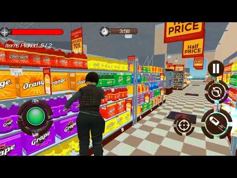Supermarket Robbery Squad Crime City Mafia Video