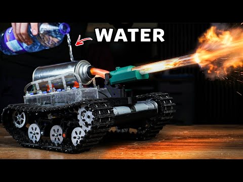 This Tank Turns WATER Into EXPLOSIVE Hydrogen?!