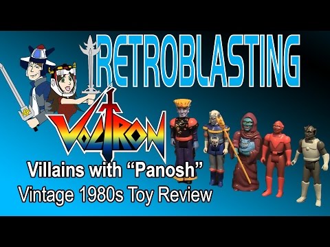 Voltron Panosh Place Villains - Vintage Toy Review 1980s