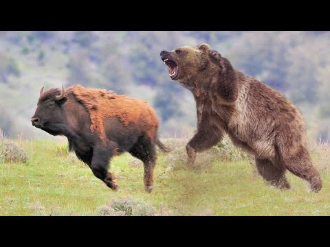 Вот как охотится ХОЗЯИН леса! Бурый Медведь – ТЕРМИНАТОР животного мира!