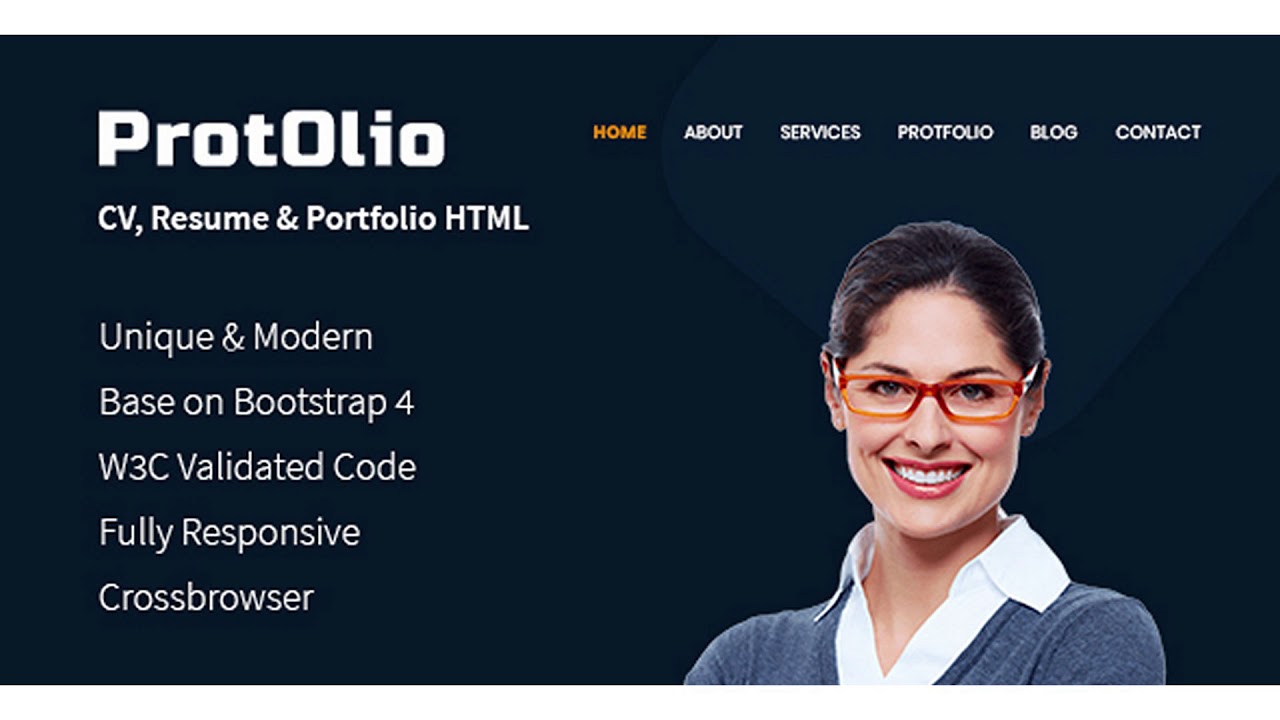 PortOlio- CV, Resume Personal Portfolio HTML Template | Themeforest Website Templates and Themes