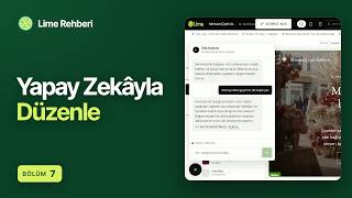 Yapay Zekâ ile Web Sitesi Düzenleme (AI Asistan) | Lime Rehberi #7