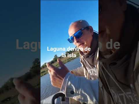 lunes 15 de junio entrando a la laguna de isla las Hermanas Ramallo Bs As