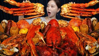 Download lagu [Mukbang ASMR] Spicy Giant Boiling Crab Lobster Seafood Boil ! Recipe Ssoyoung mp3