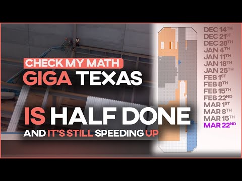 Giga Texas is literally HALF DONE!