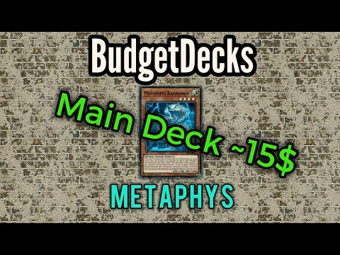 BudgetDecks Metaphys Control Deck Profile Yugioh! MARCH 2019 Deck explained!