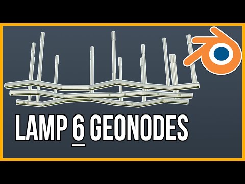 Lamp 6 Blender 3.0 Geometry Nodes Free