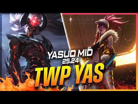 TheWanderingPro - Yasuo vs Akali MID #2 Patch 25.24 - Grandmaster Yasuo Gameplay
