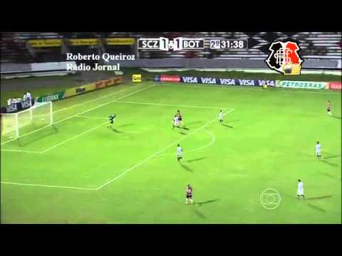 Santa Cruz 2x1 Botafogo/PB - Nar. Roberto Queiroz, Rádio Jornal - Copa do Brasil 2014