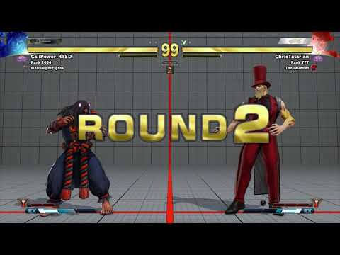 SFV~  G (ChrisTatarian) vs. Kage (CaliPower-RSTD) HD  9