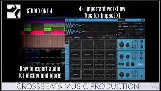 Studio One 4 | Impact XT Tips & Tricks | Faster Workflow 💰