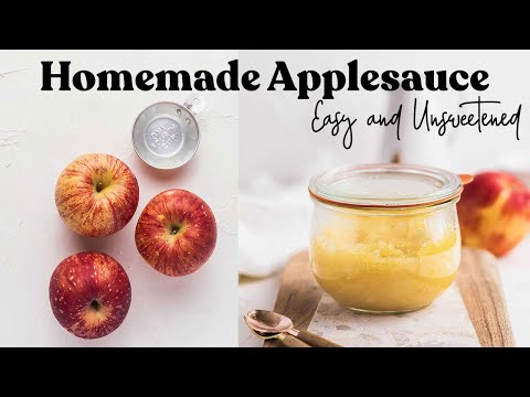 Easy Unsweetened Applesauce Recipe | The Chestnut Bakery