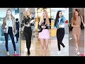 Blackpink Rose Airport Fashion K Star