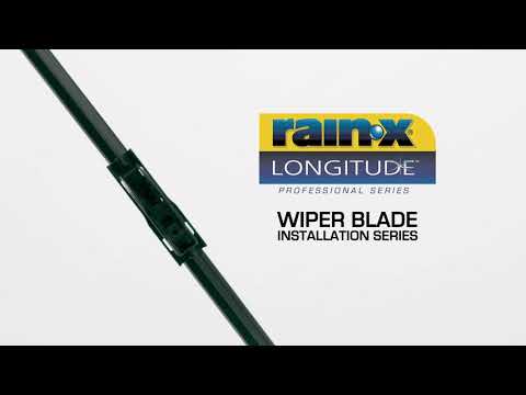 How to install wiper blades on a Large J-Hook arm